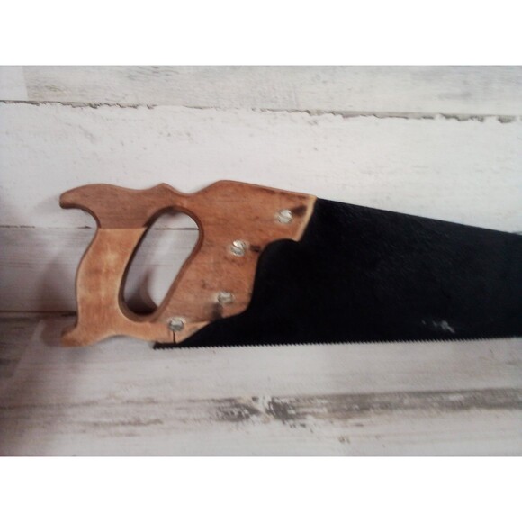 Hand Painted Winter Wonderland By Casey Handsaw Real Blade - Picture 10 of 15
